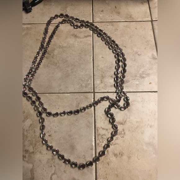 Vintage Rock Quartz Cut Crystal Necklace - 833 $50 or $45 w/offer - Picture 5 of 8